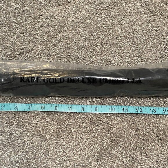 Vintage, Avon Rare Gold Deluxe Umbrella NIB - Picture 2 of 3